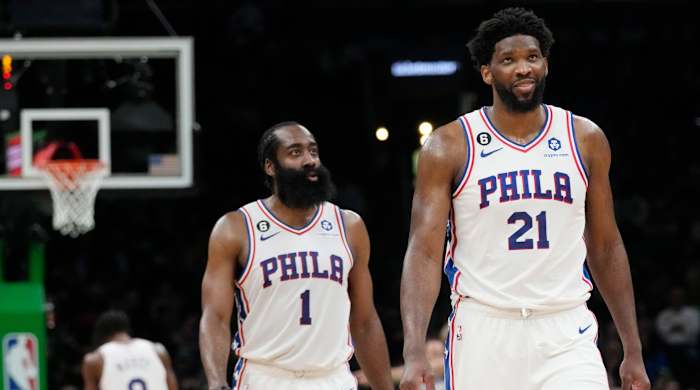 James Harden and Joel Embiid